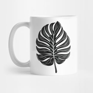 Cool monstera leaf, plant motif Mug